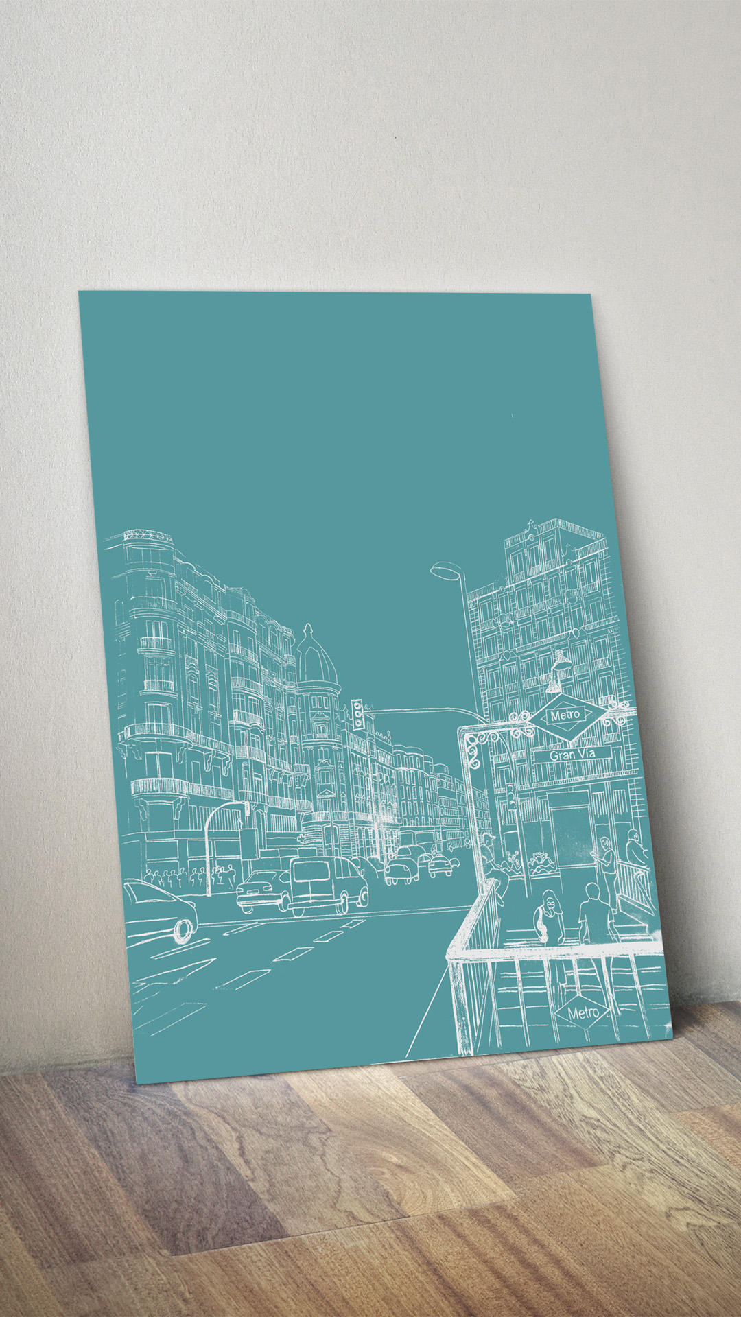 Madrid city prints